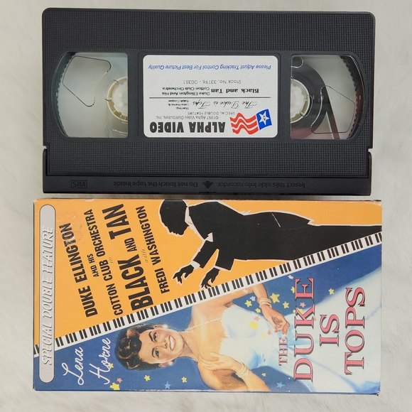 Duke Ellington Other - Duke Ellington Double Feature: Black and Tan/The Duke is Tops, VHS 1996